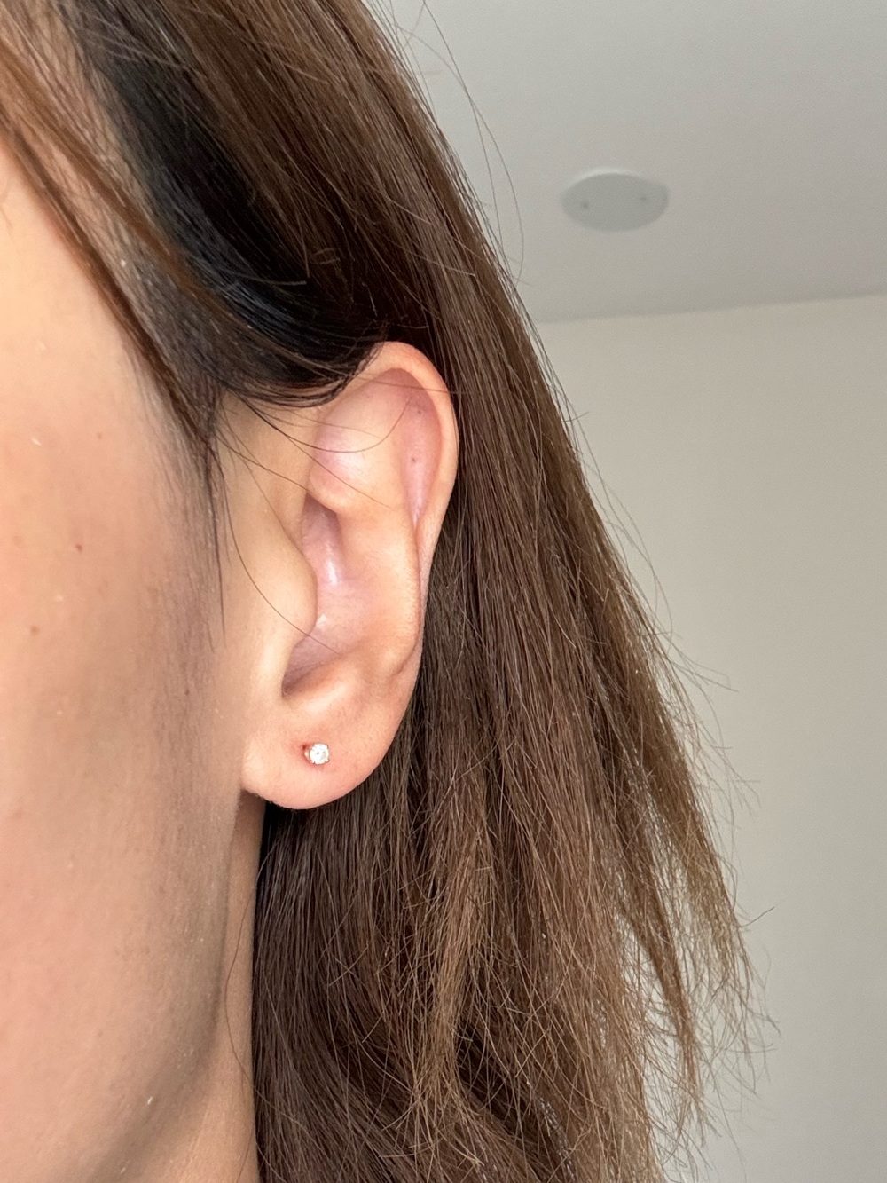Mejuri 14k Yellow Gold Diamond Mini Studs